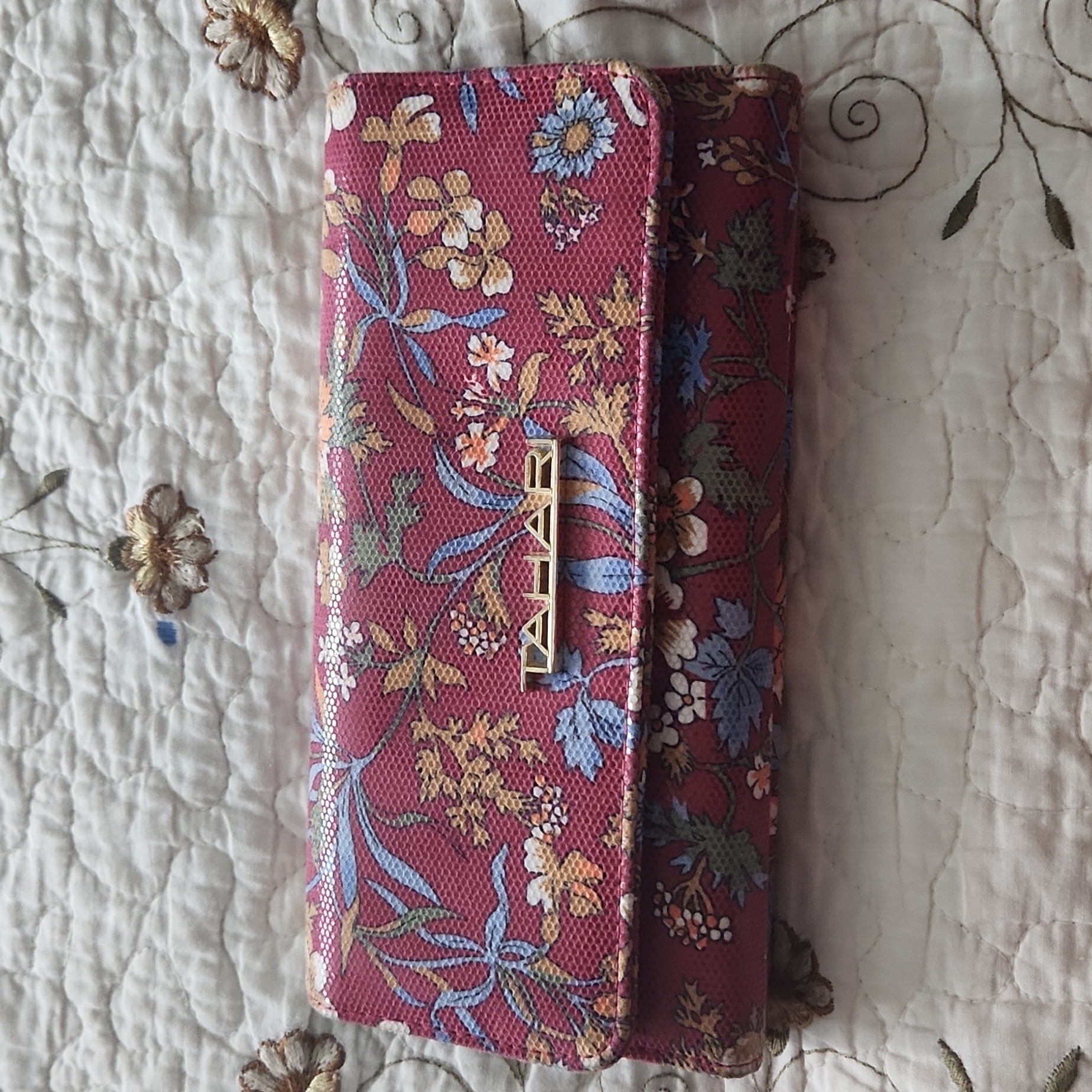 Wallet Floral Tahari Brand